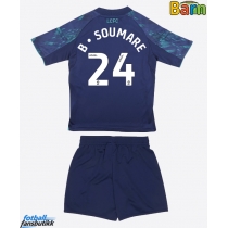 Leicester City Boubakary Soumare #24 Bortedraktsett Barn 2025-26 Kortermet (+ Korte bukser)